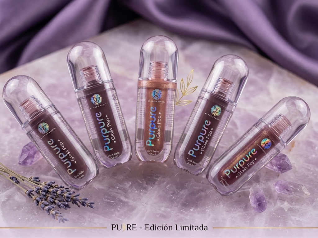 Purpure Gloss Pop labial Tono3