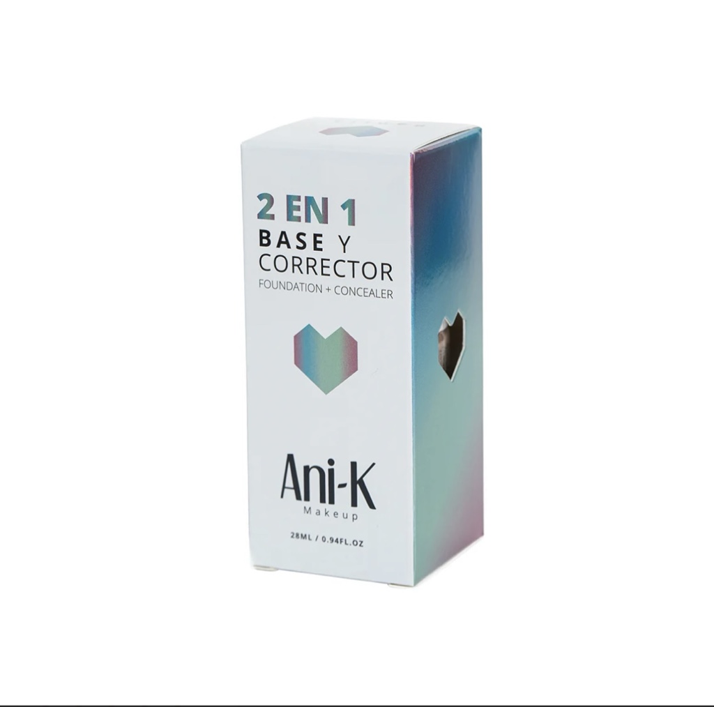 Ani-K 2 en 1 base y corrector Tono 00 Anne