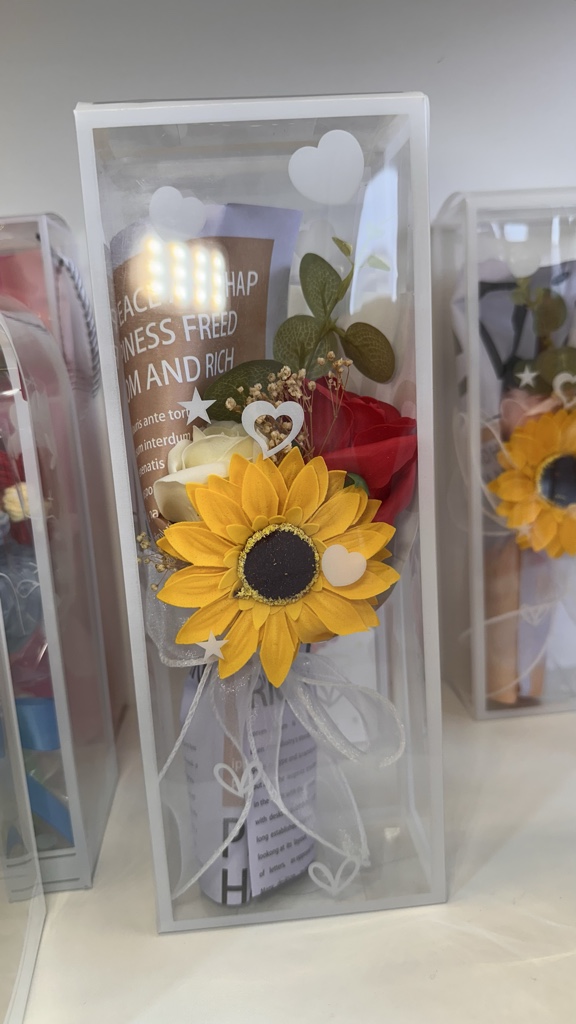 Flores de jabón