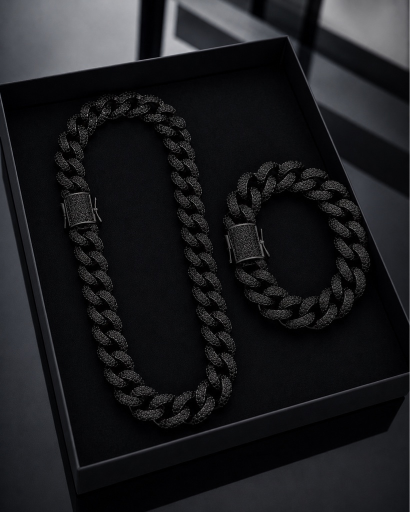 Set Cadena Cubana Negra
