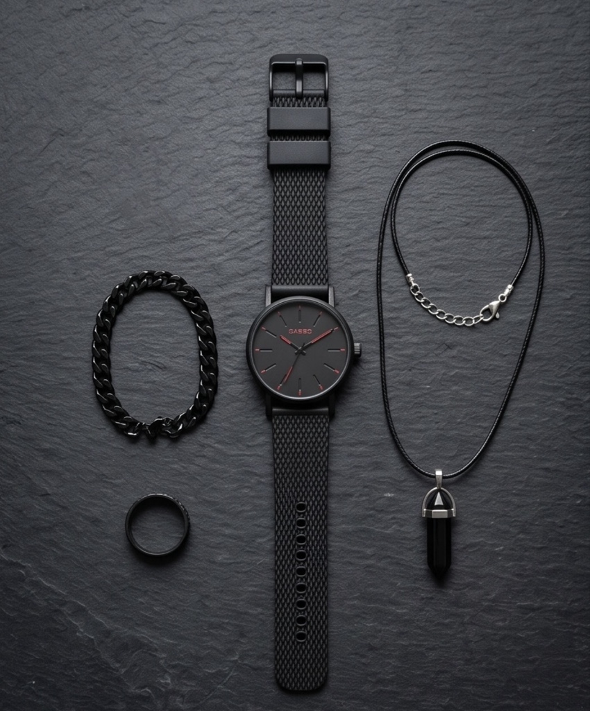 Set casual black edition
