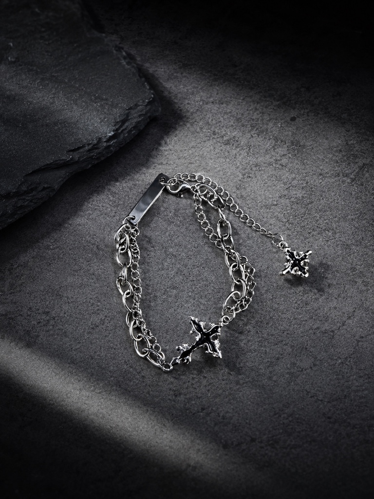 Pulsera estrellas cruzadas