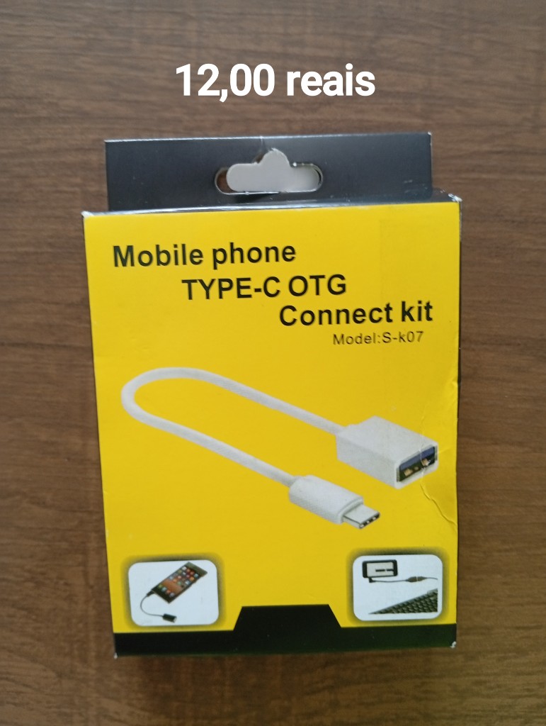 Adaptador OTG Type-C branco