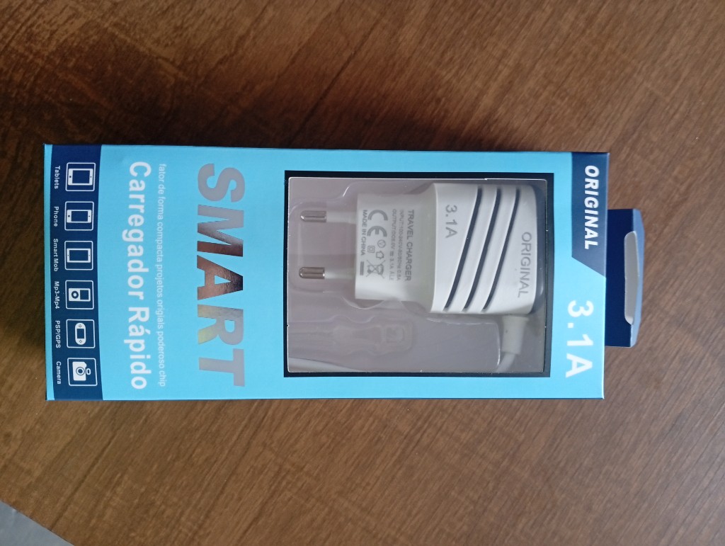 SMART carregador rápido 3.1A