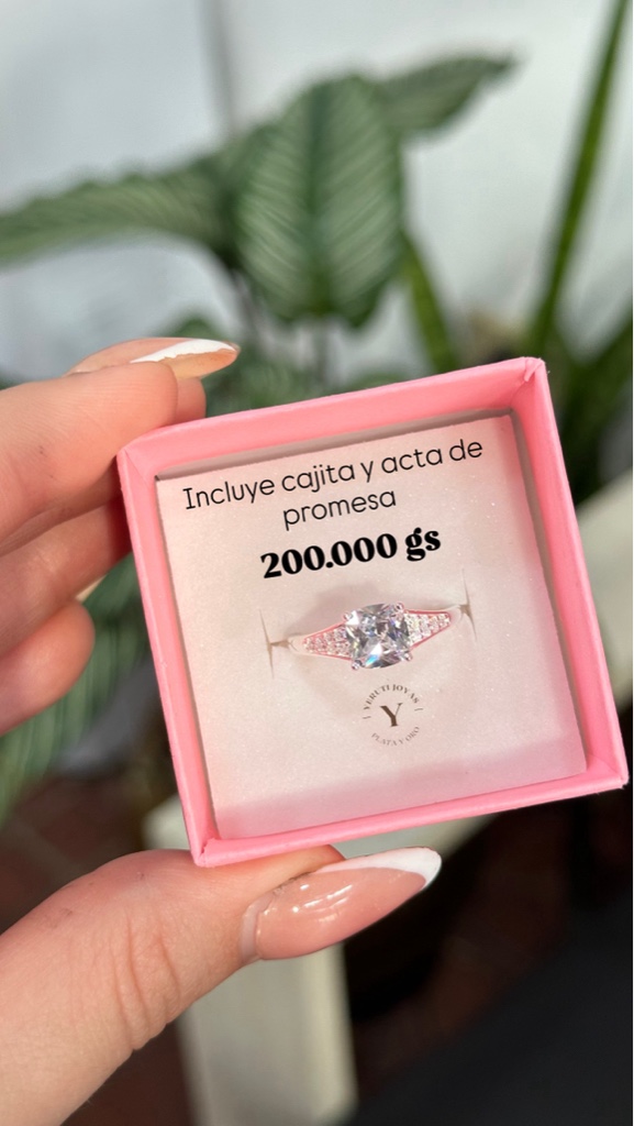solitario de plata cod0401