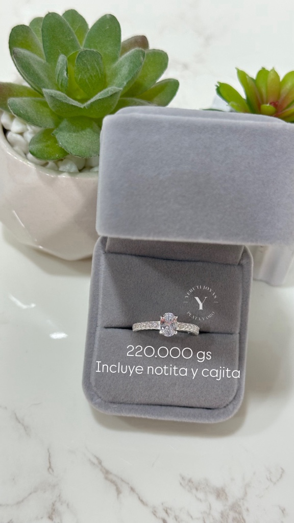 solitario de plata cod0045