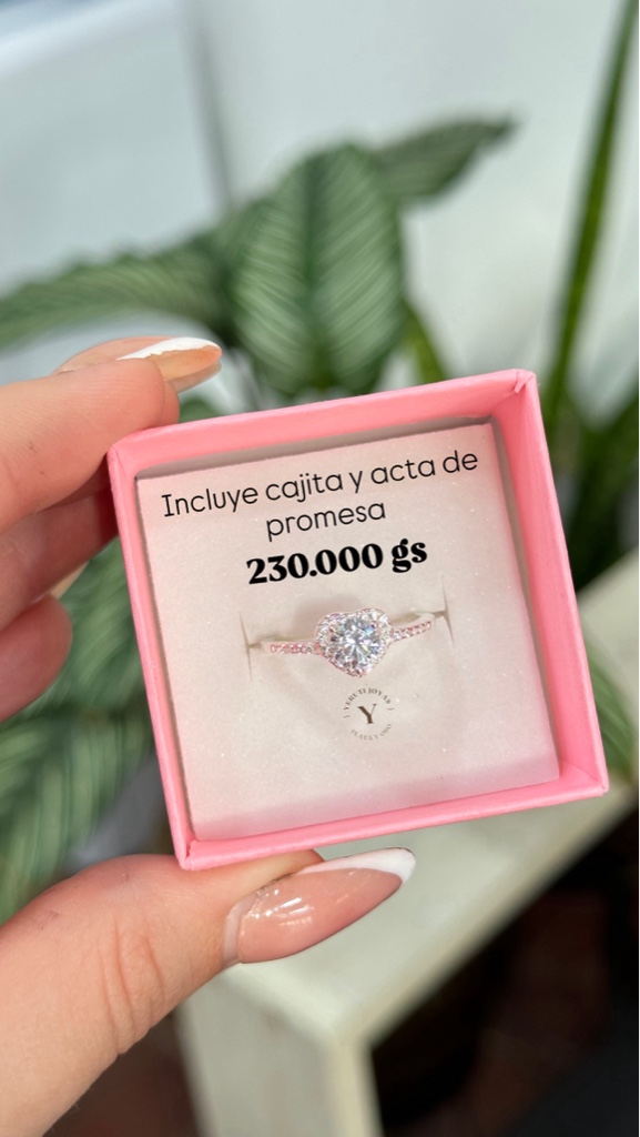 solitario heart peq. cod124