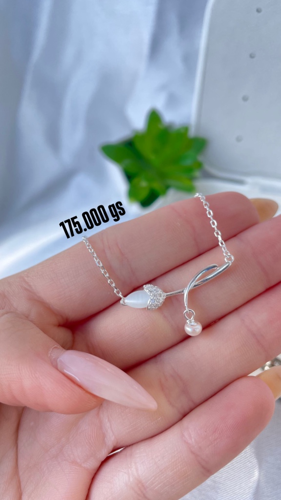 collar tulip. c/ perla cod9028