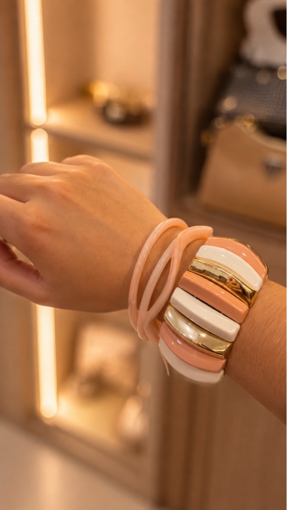 Pulseras pastel