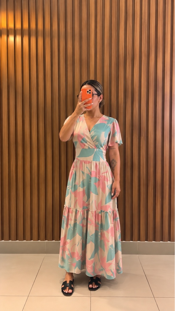 Vestido floral pastel