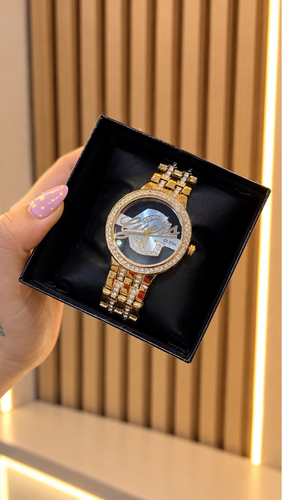 Guess reloj dorado