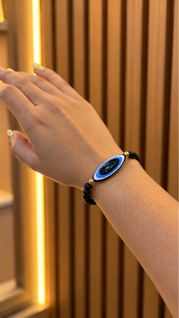 Pulsera ojo turco azul
