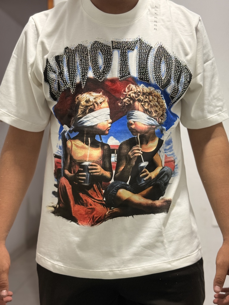 Camiseta emotion blanca ref003