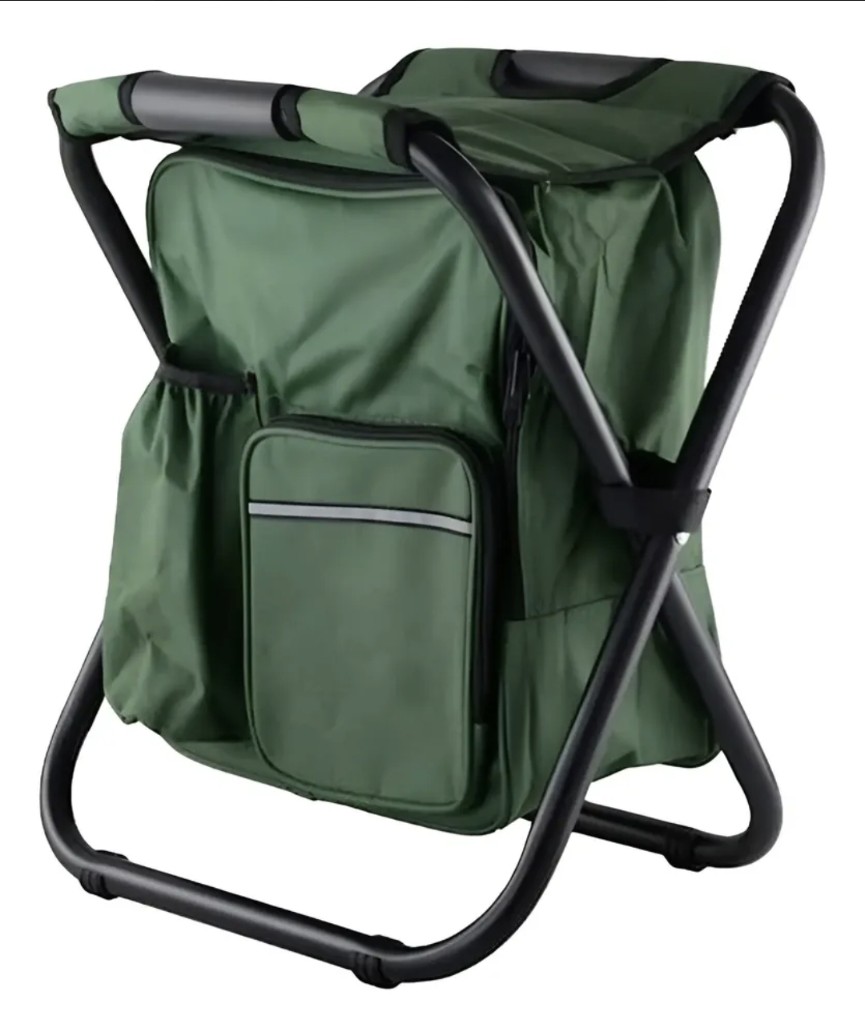 Silla plegable verde