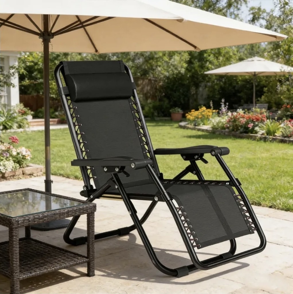 Sillon reclinable negro