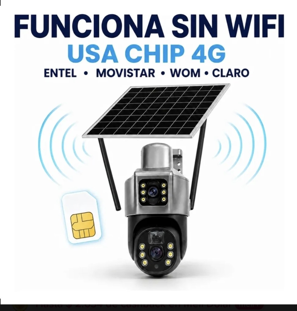 Camara solar 4G
