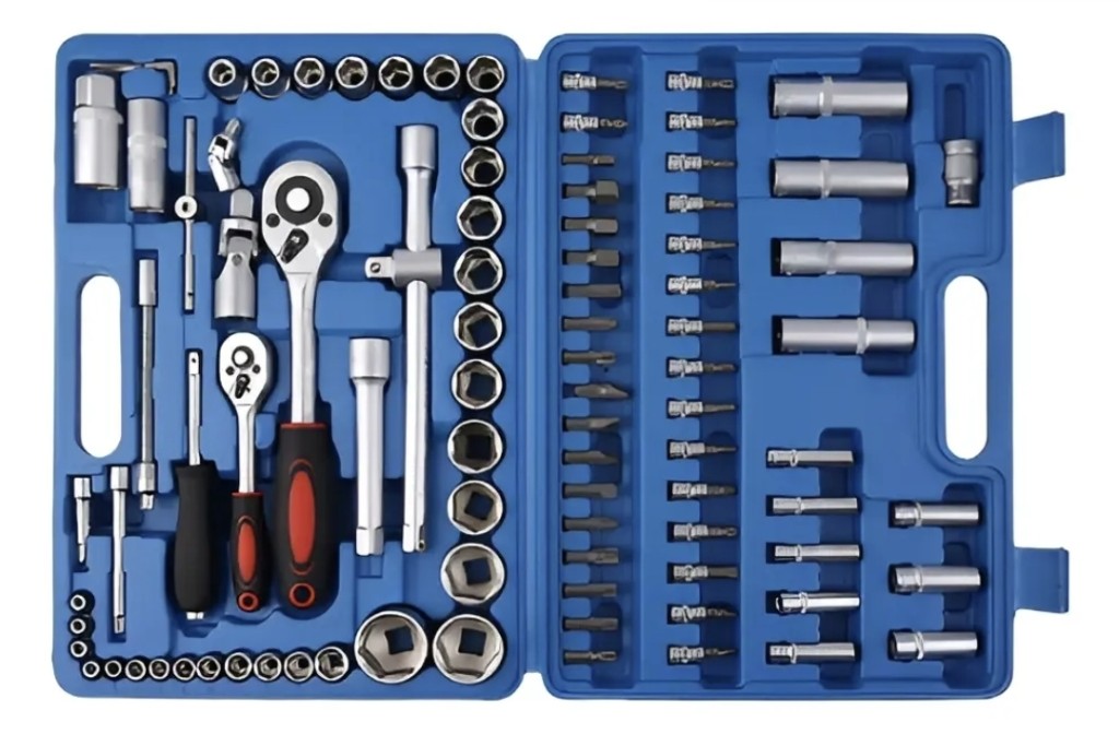 Set herramientas manuales azul