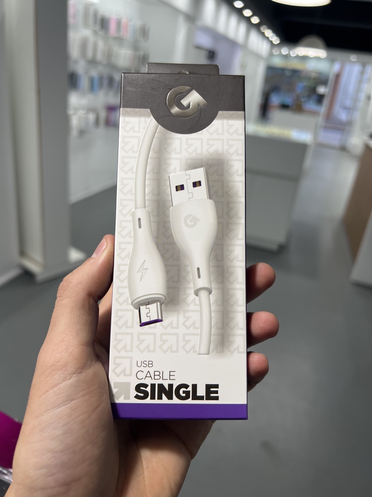 Cable Single cable USB blanco