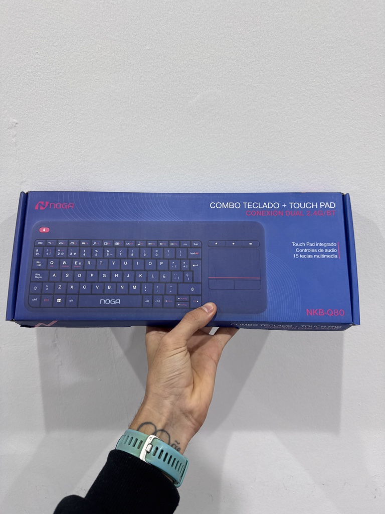Noga combo teclado tactil azul