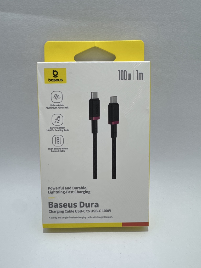 Baseus cable USB-C a USB-C negro