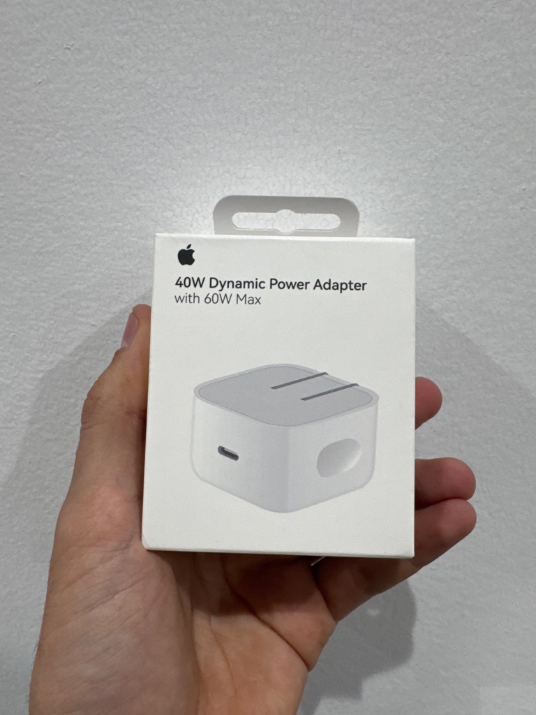 Apple 40W Adaptador blanco