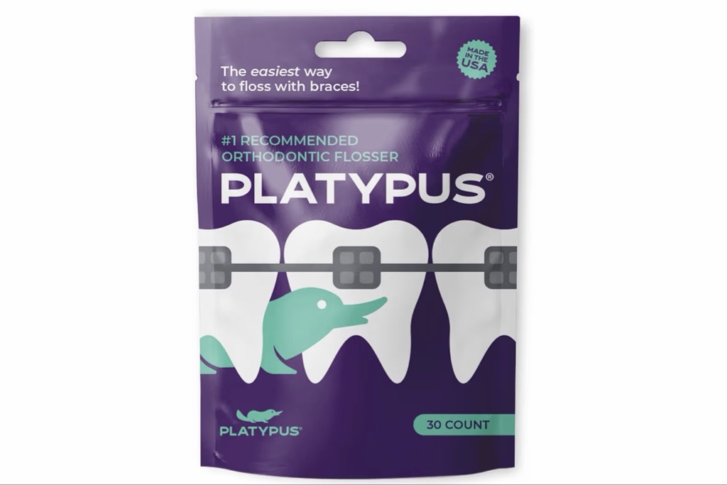 Platypus hilo dental ortodontico morado