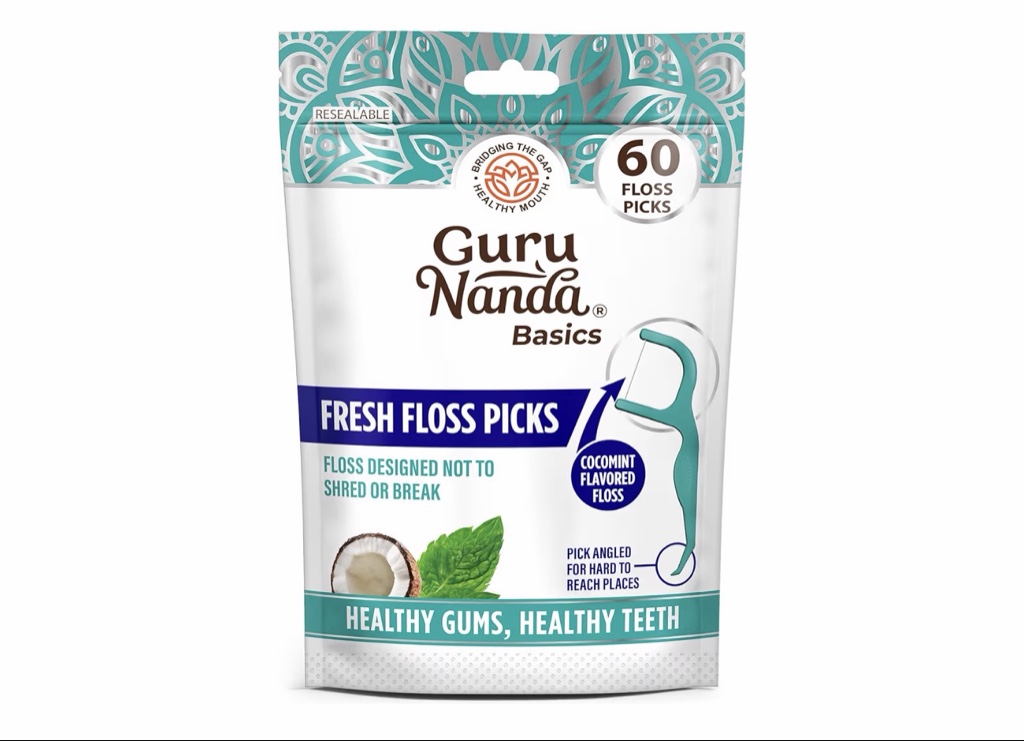 Guru Nanda Floss Picks coco 60u