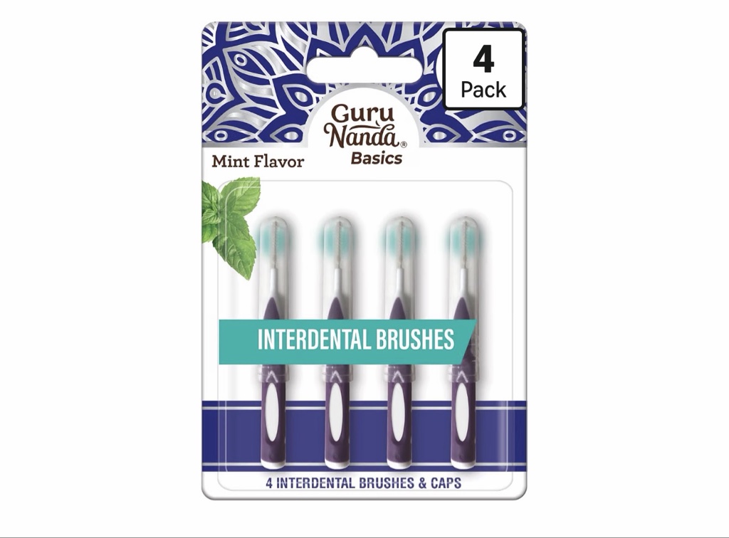 Guru Nanda Basics cepillos interdentales menta 4 pack