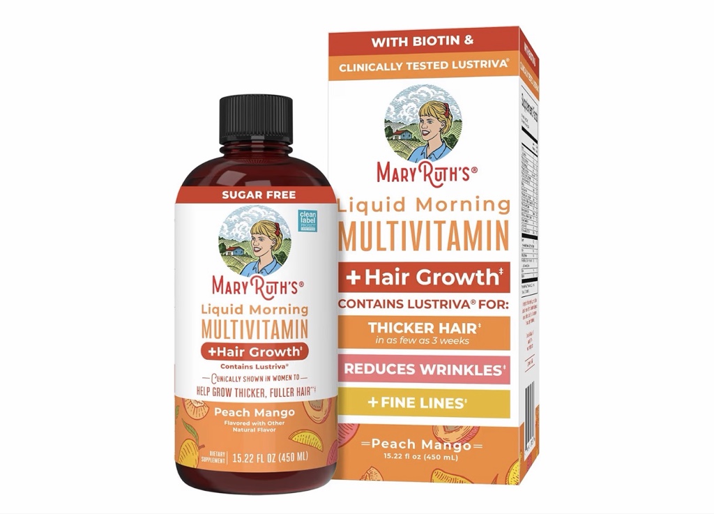 MaryRuth's multivitamin peach mango