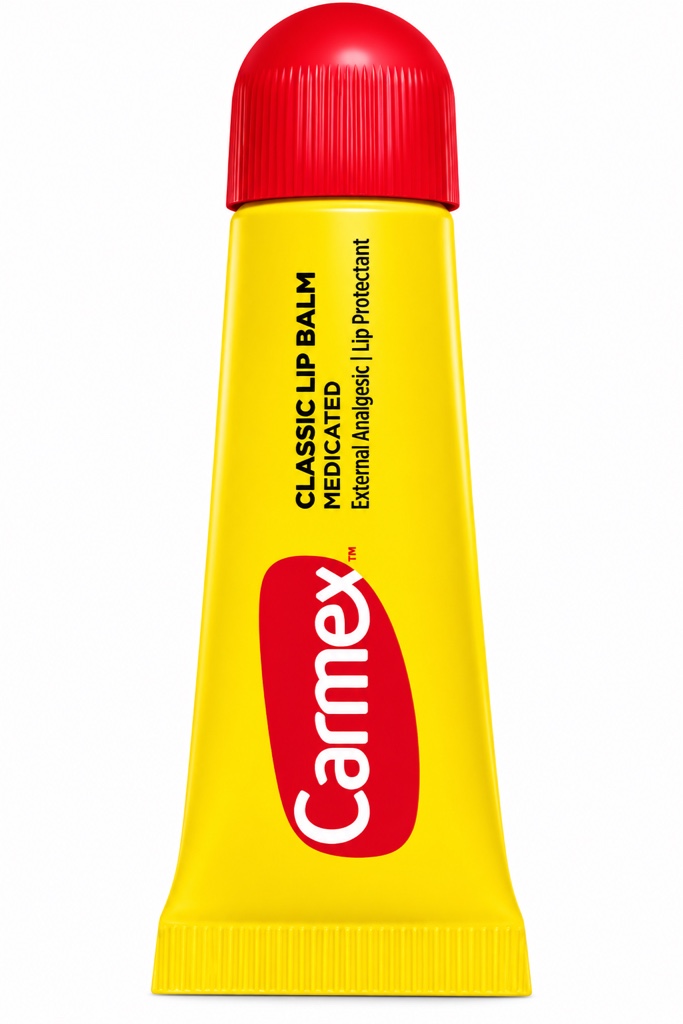 Carmex lip balm rojo