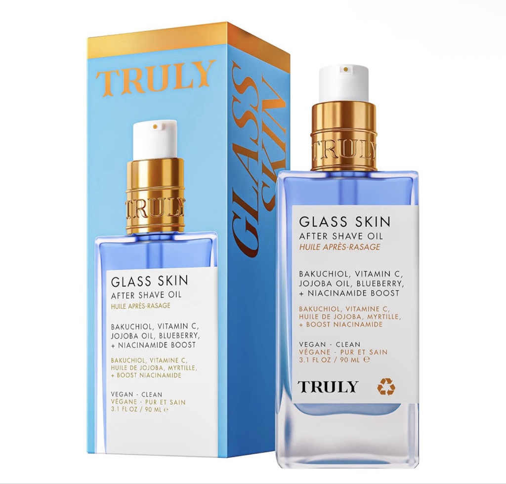 TRULY Glass Skin aceite after shave