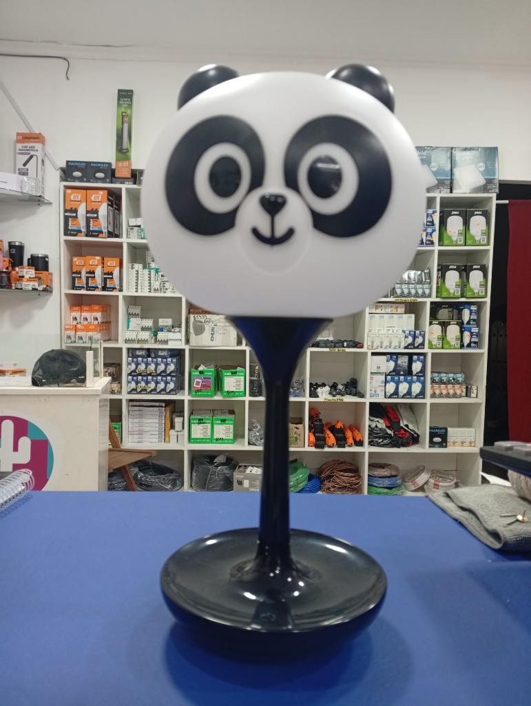 Lámpara velador panda