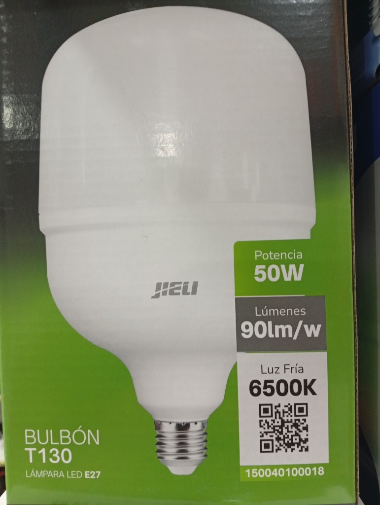 JELI bulbon 50w T130 blanco