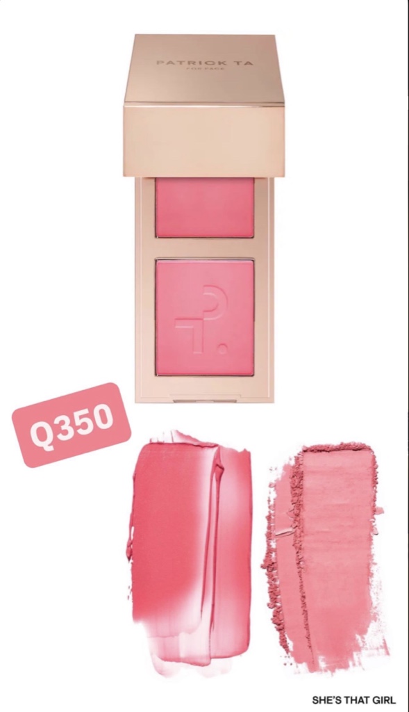 Patrick Ta for face  blush