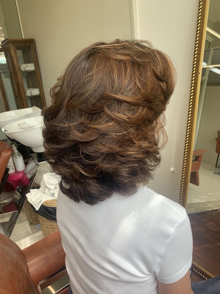 corte de capas cortos