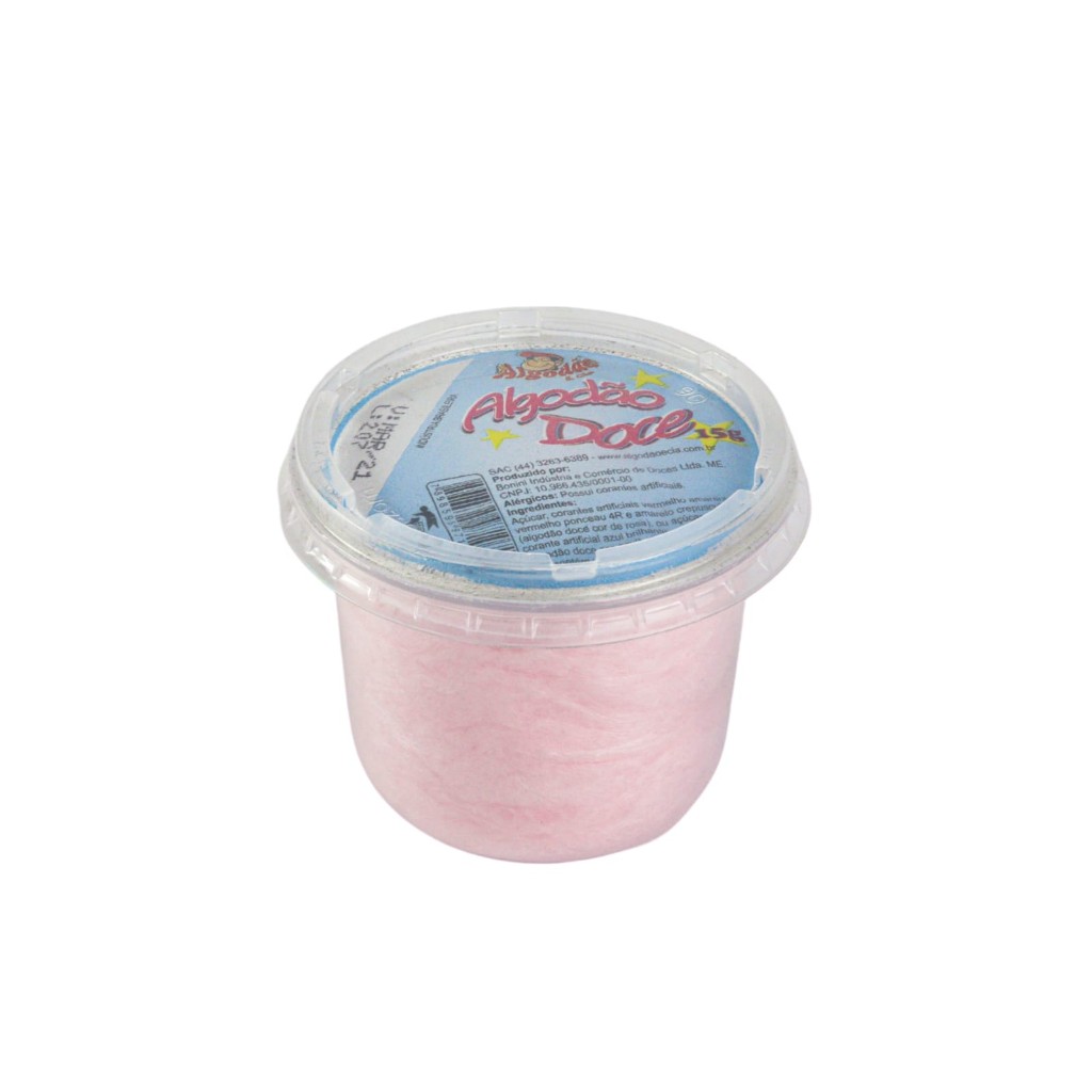 ALGODÃO DOCE AZUL E ROSA POTE 15GR