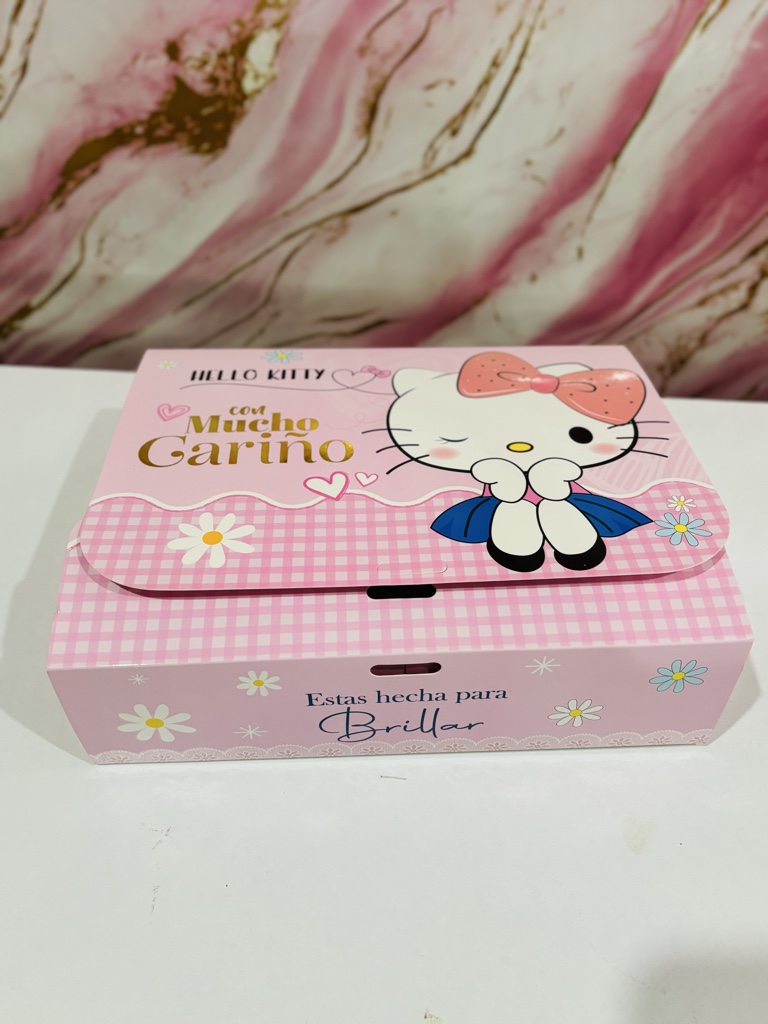 Hello Kitty caja rosada