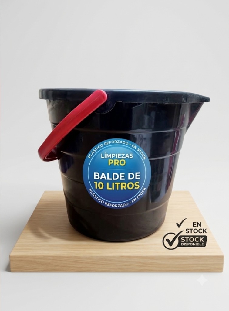 Balde negro N10 lt
