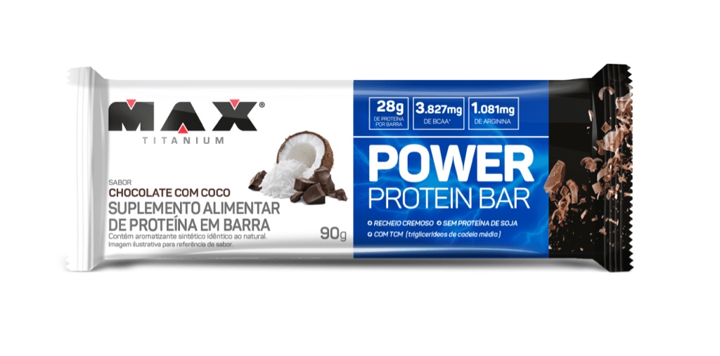 BARRA 28g DE PROTEÍNA (MAX TITANIUM)