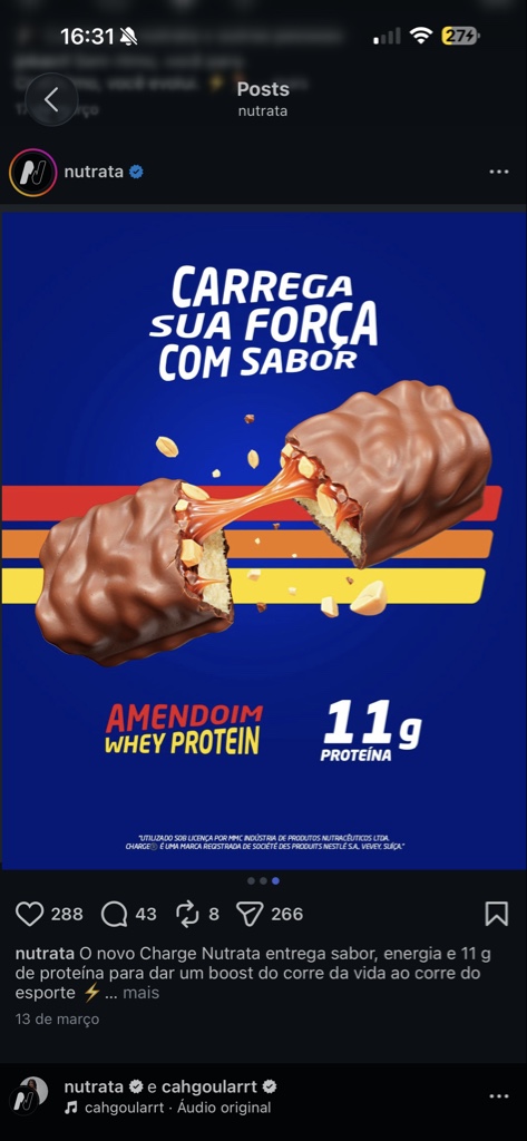 BARRINHA NUTRATA (charge)