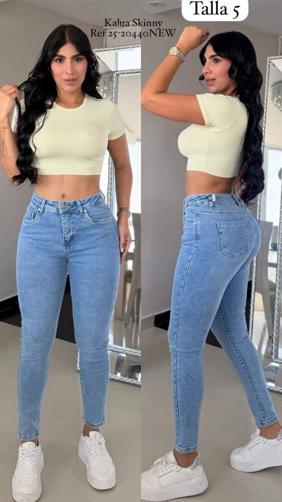 Kalua Skinny azul claro