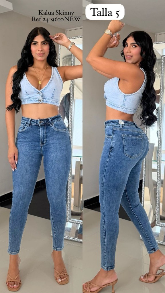 Kalua Skinny jeans azul talla 5