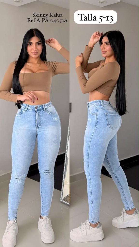 Skinny Kalua jeans azul claro