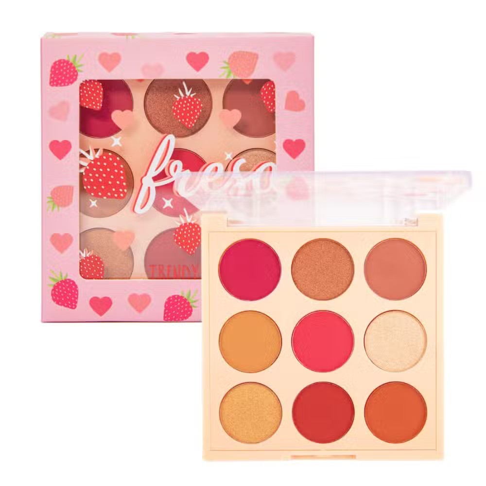 Paleta de sombras fresa