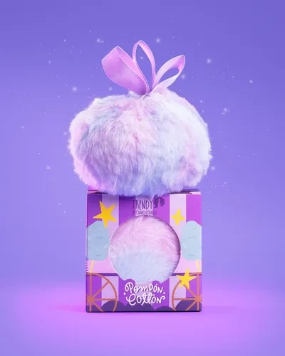 Pom Pom Cotton morado