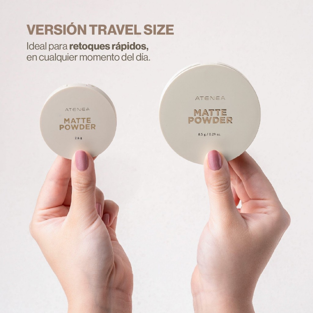 ATENEA Matte Powder beige mini
