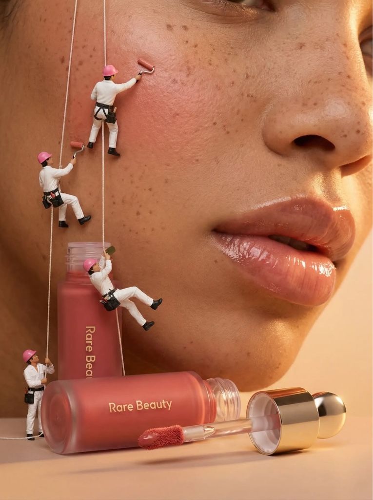 Rare Beauty brillo labial rosa