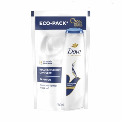 Dove shampoo reconstruccion completa 180ml