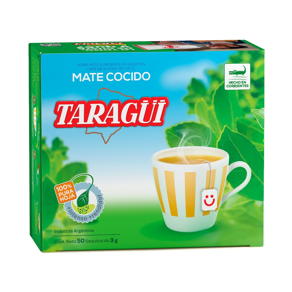 Taragüi mate cocido 50 saquitos
