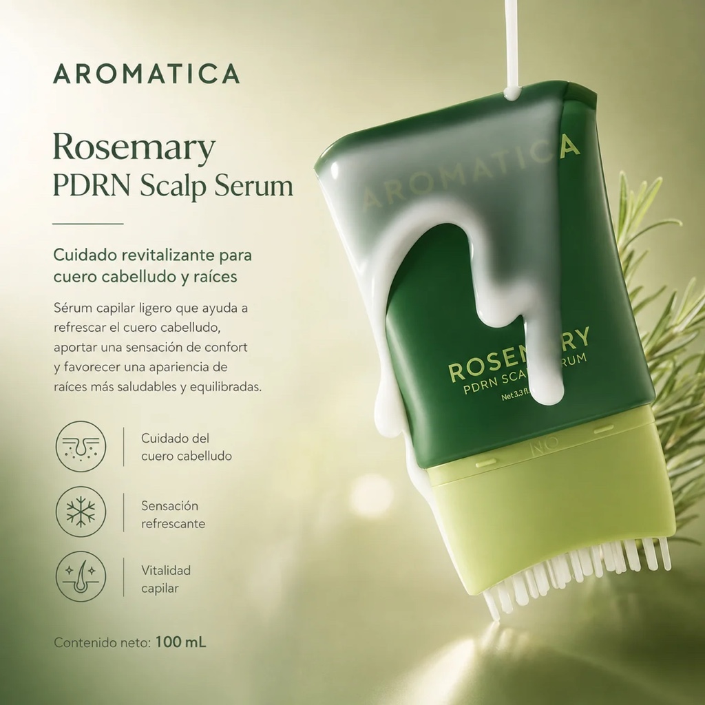 Aromatica Rosemary PDRN Serum capilar